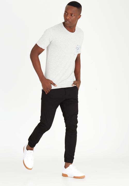 Only & Sons - Thor Pocket Tee Grey Melange