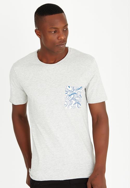 Only & Sons - Thor Pocket Tee Grey Melange