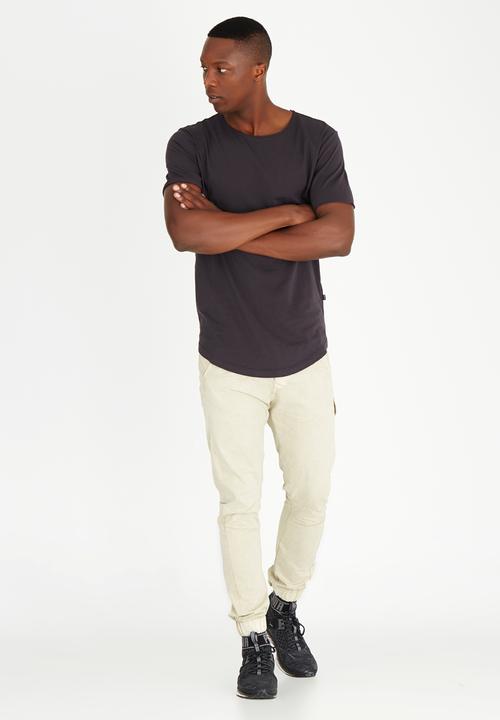 Only & Sons - Mahu Long Line T-Shirt Dark Grey