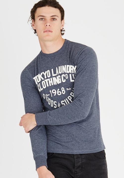 Tokyo Laundry - Point Hendrick Tshirt Navy