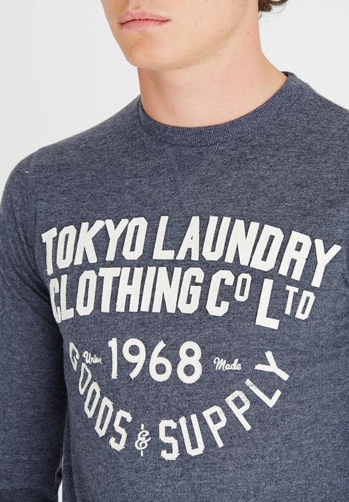 Tokyo Laundry - Point Hendrick Tshirt Navy