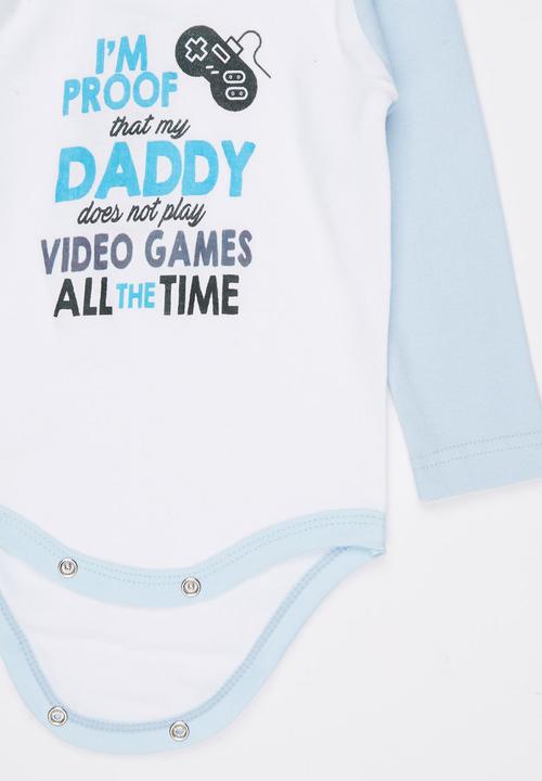 Funky Shop - Im Proof that my daddy does not play Video Games B Mid Blue