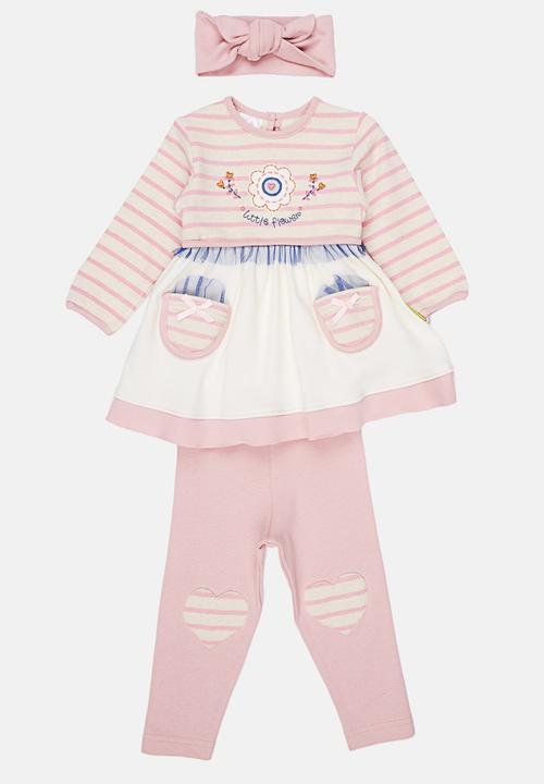Hooligans - Little Flower Trio Set Multi-colour