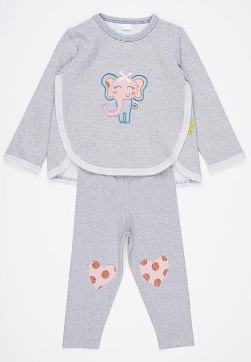 Hooligans - Ellie Dress & Leggings Set Multi-colour