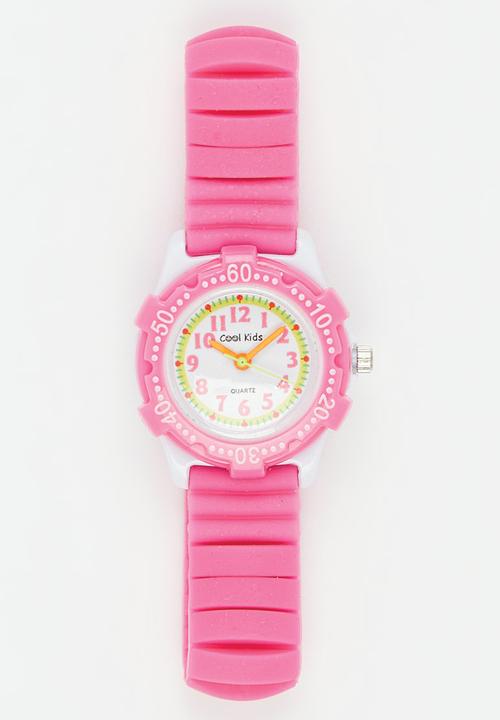 Cool Kids - Sporty Watch Dark Pink