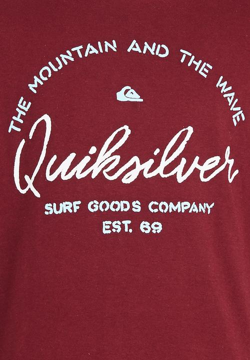 Quiksilver - Hero Bay Boys Tee Maroon