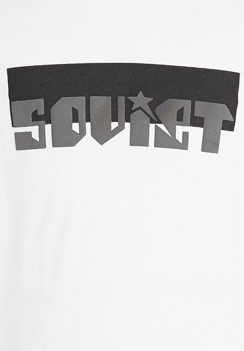 SOVIET - Hamer Hooded Tee White