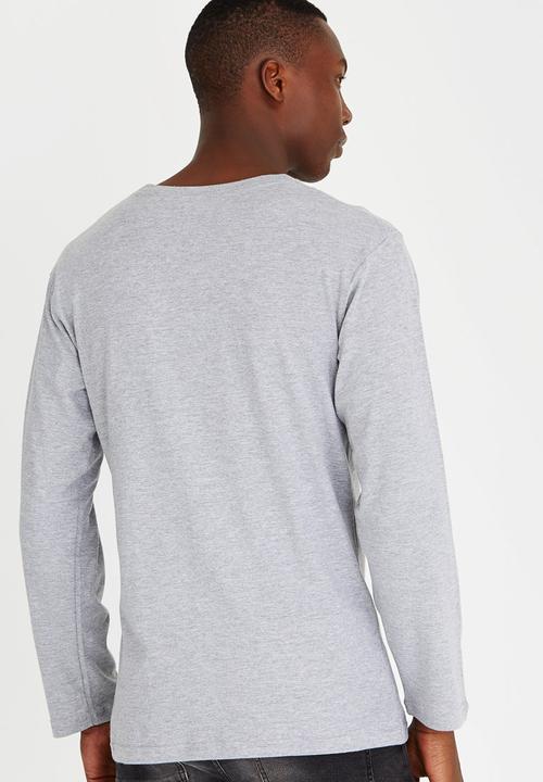 JEEP SPIRIT - Print T Shirt Grey Melange