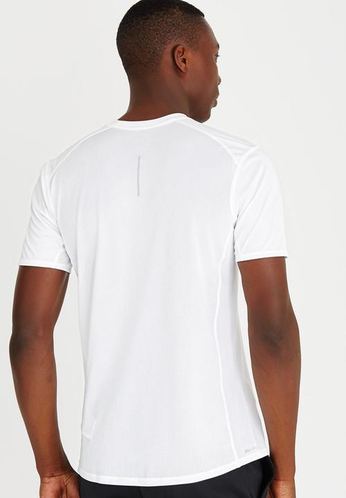 Nike - Nike Dry Miler Running Top White