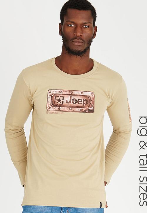 JEEP - Print T Shirt Stone
