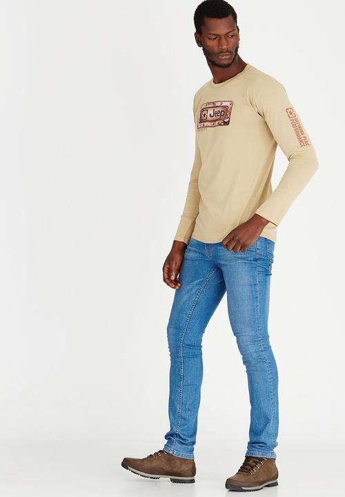 JEEP - Print T Shirt Stone