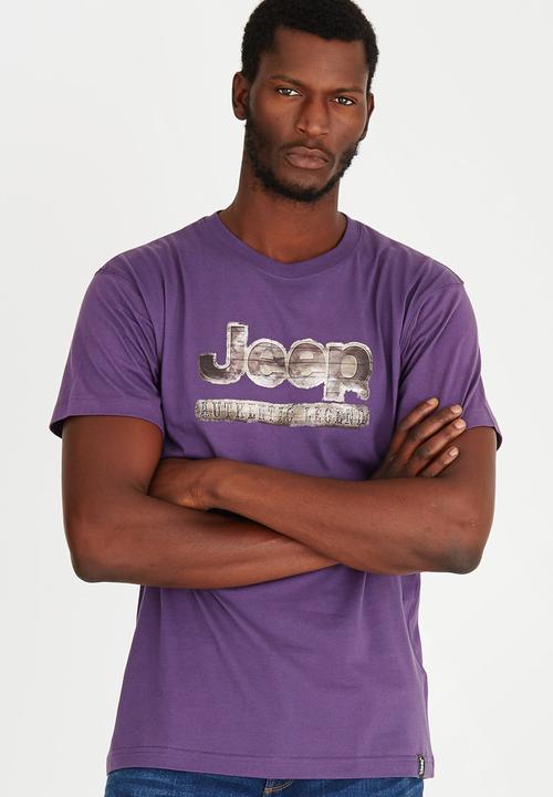 JEEP - Printed T Shirt Dark Purple