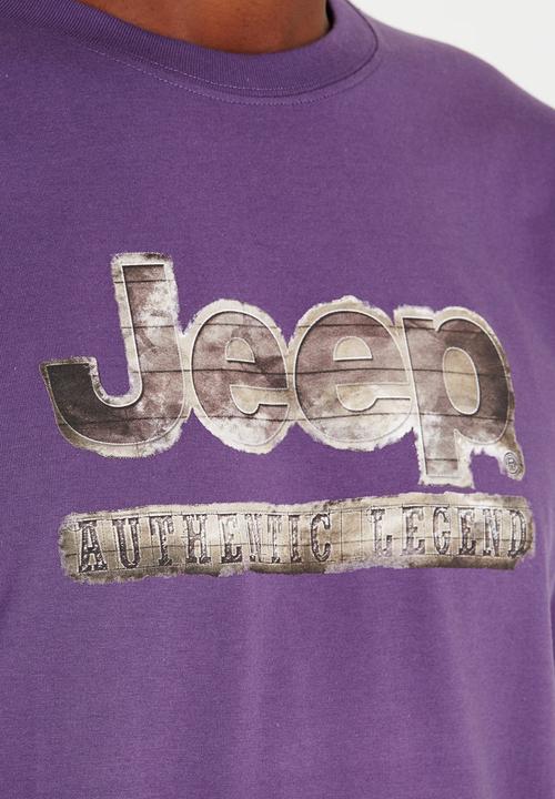 JEEP - Printed T Shirt Dark Purple