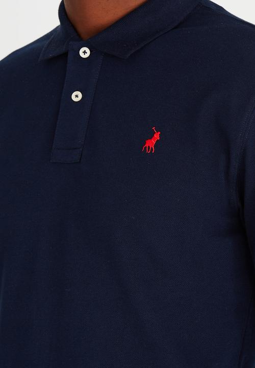 POLO - Pique Long Sleeve Golfer Navy