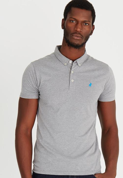 POLO - Classic Small Pony Golfer Grey Melange