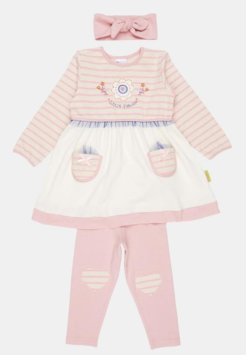 Hooligans - Little Flower Trio Set Multi-colour