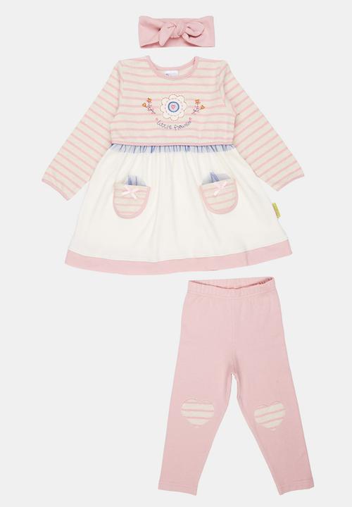 Hooligans - Little Flower Trio Set Multi-colour