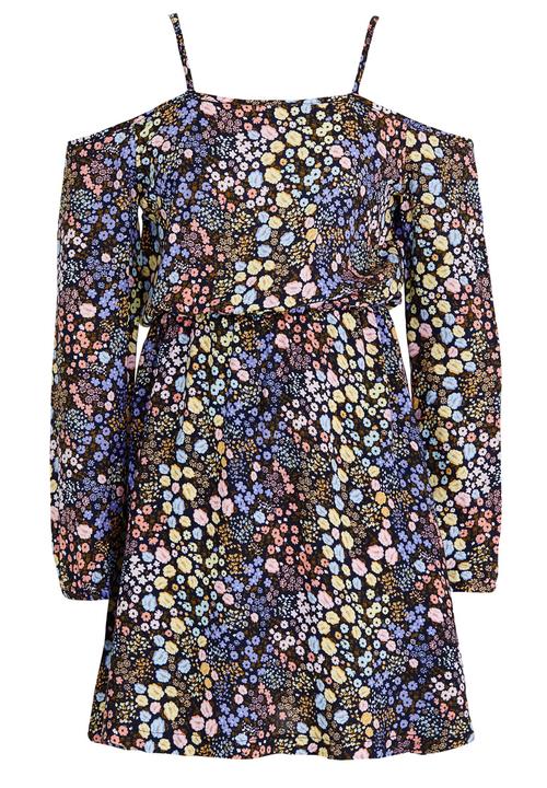 Rebel Republic - Cold Shoulder Dress Multi-colour