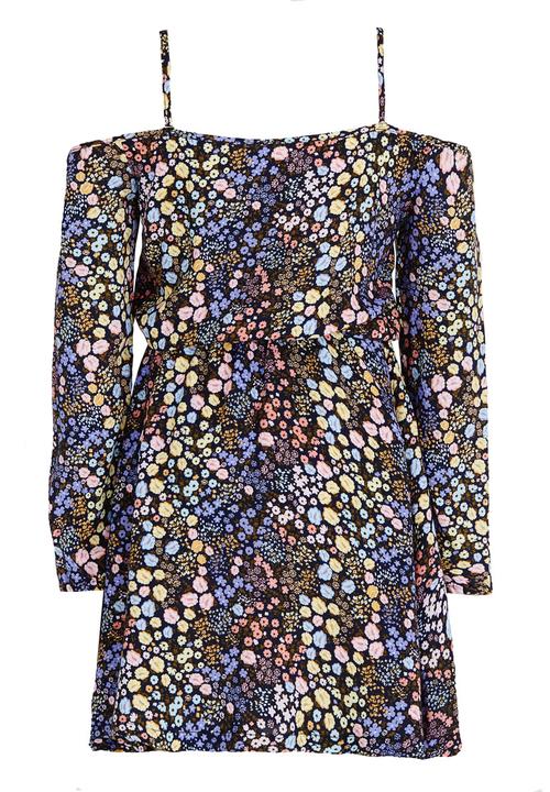 Rebel Republic - Cold Shoulder Dress Multi-colour