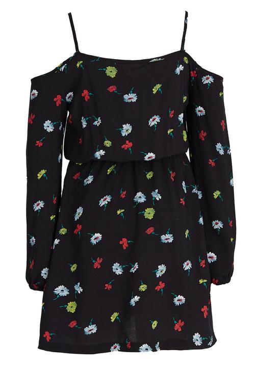 Rebel Republic - Cold Shoulder Dress Multi-colour