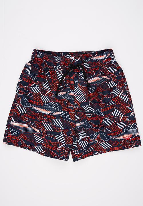 SPEEDO - Print Leisure 15 Watershorts Navy