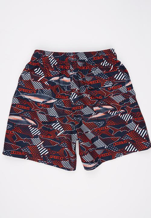 SPEEDO - Print Leisure 15 Watershorts Navy