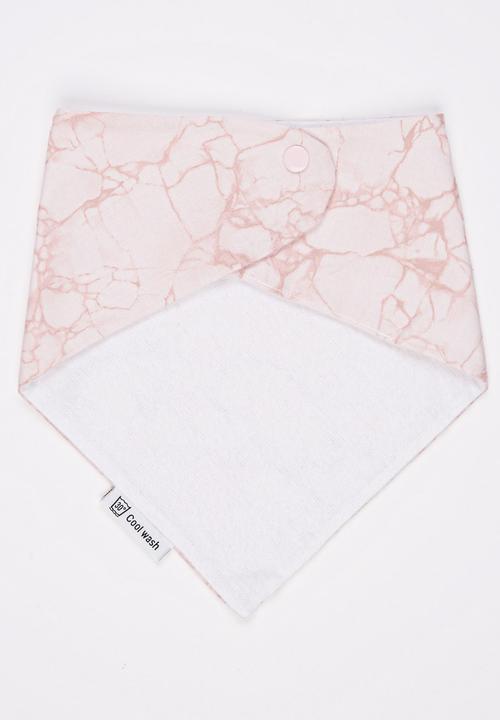 Mina Moo - Rose Marble Bib Mid Pink