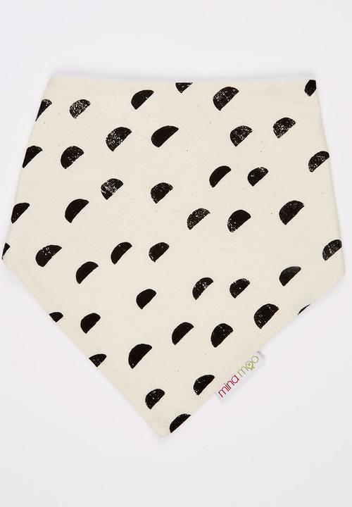 Mina Moo - Moon Print Bib Cream