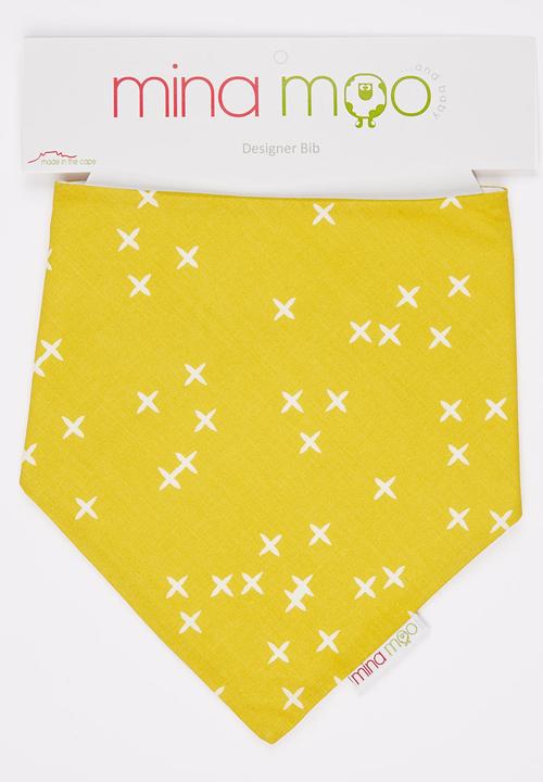 Mina Moo - Starcross Bib Yellow and White