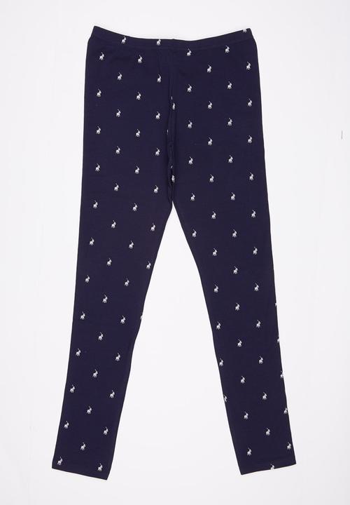 POLO - Sadie Printed Legging Navy