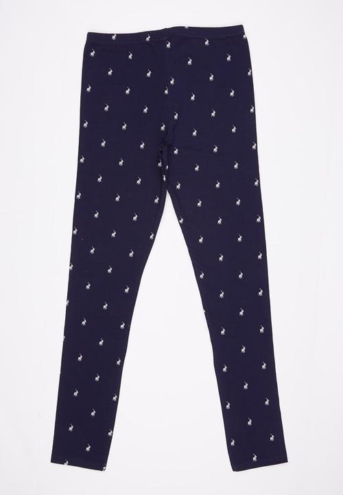 POLO - Sadie Printed Legging Navy