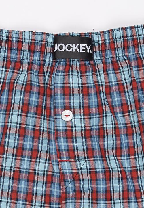 Jockey - 1 PK  Boys Woven Boxer Multi-colour