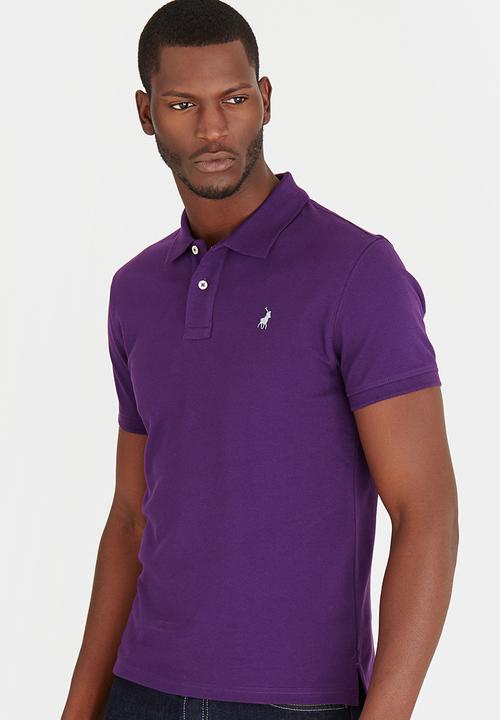 POLO - Classic Stretch Short Sleeve Golfer Dark Purple