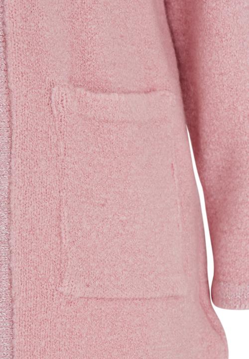 See-Saw - Fluffy Cardigan Pale Pink