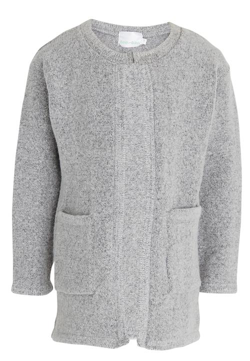 See-Saw - Fluffy Cardigan Pale Grey