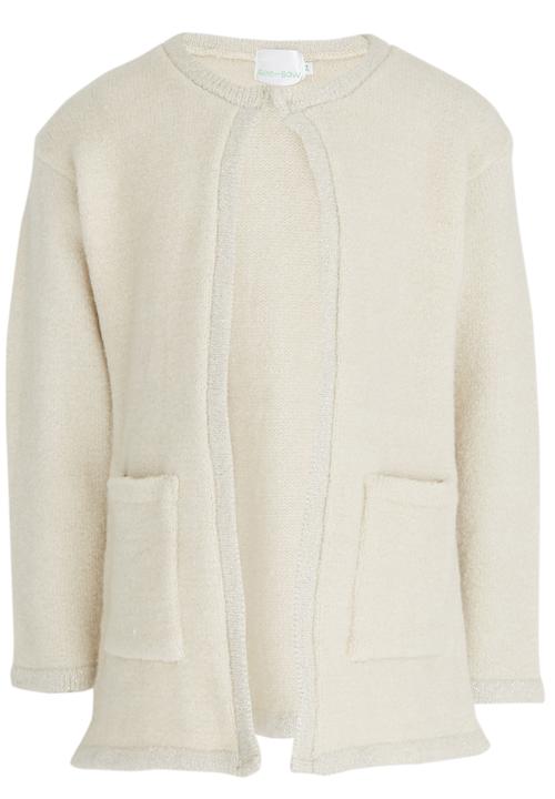 See-Saw - Fluffy Cardigan Milk