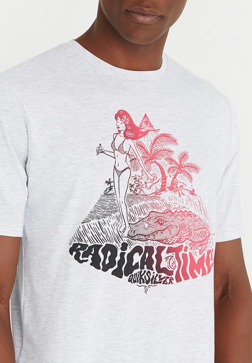 Quiksilver - Printed Fashion Fit Tee White