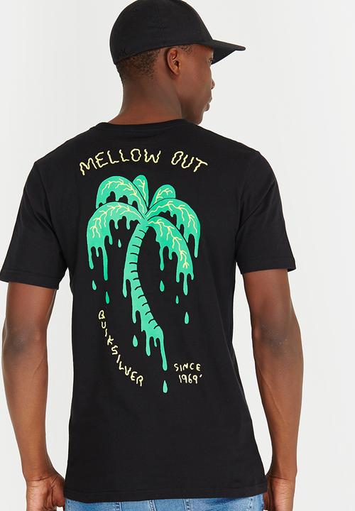 Quiksilver - Printed Fashion Fit Ctton Tee Black