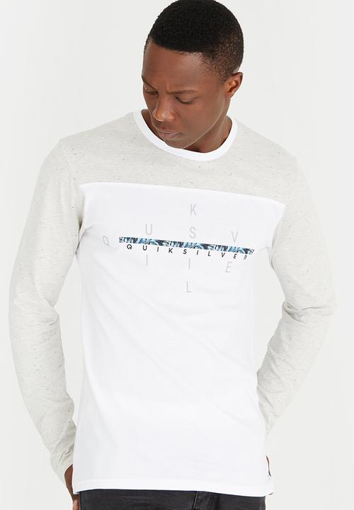 Quiksilver - Printed Fashion Fit Tee White