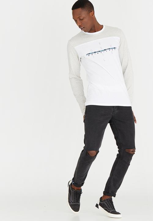 Quiksilver - Printed Fashion Fit Tee White