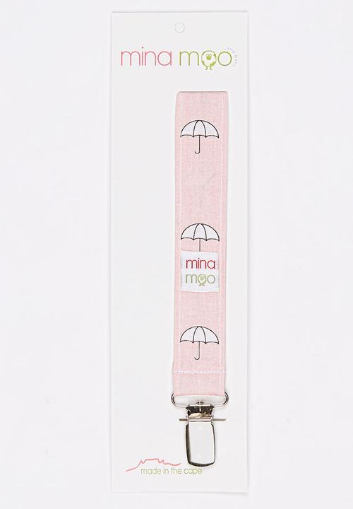 Mina Moo - Umbrella bib Mid Pink