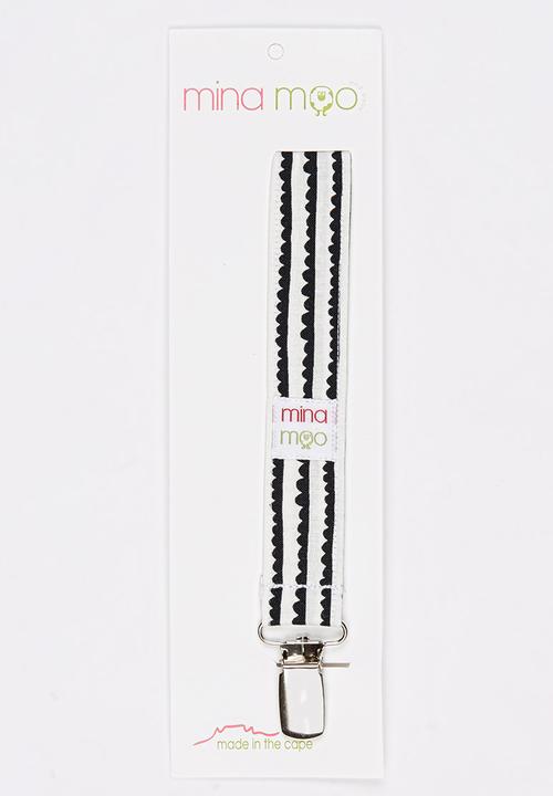 Mina Moo - Mini Hedges Dummy Clip Black and White