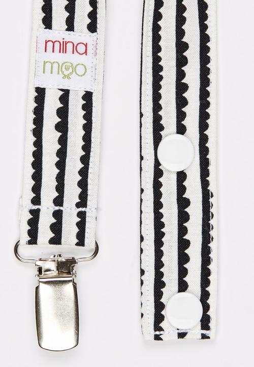 Mina Moo - Mini Hedges Dummy Clip Black and White