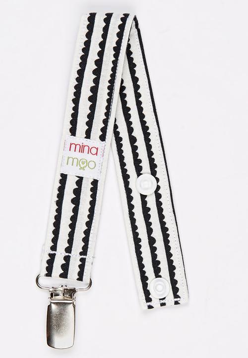 Mina Moo - Mini Hedges Dummy Clip Black and White