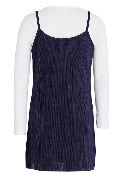 Rebel Republic - Layering Slip Dress Navy