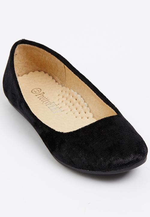 Jumbo - Girls Suede Pump Black