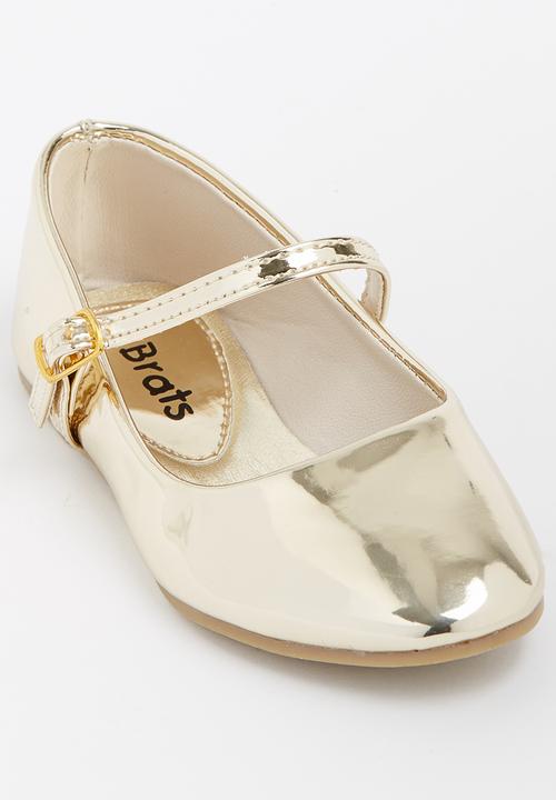 Jumbo - Girls Metalic Pump Gold