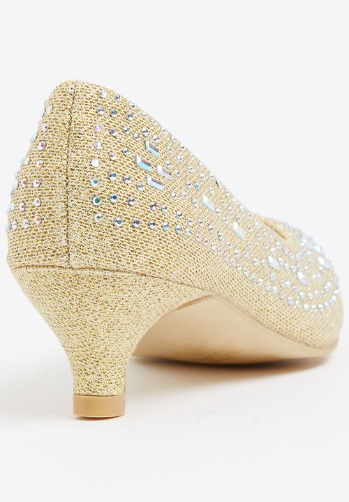 Jumbo - Girls Kitten Heel Gold