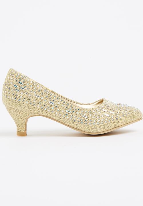 Jumbo - Girls Kitten Heel Gold