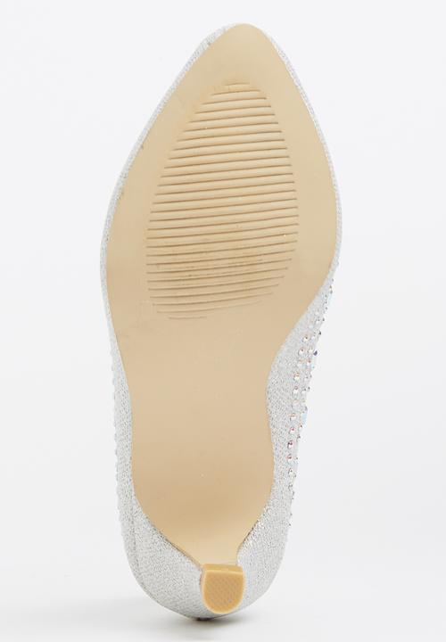 Jumbo - Girls Kitten Heel Silver